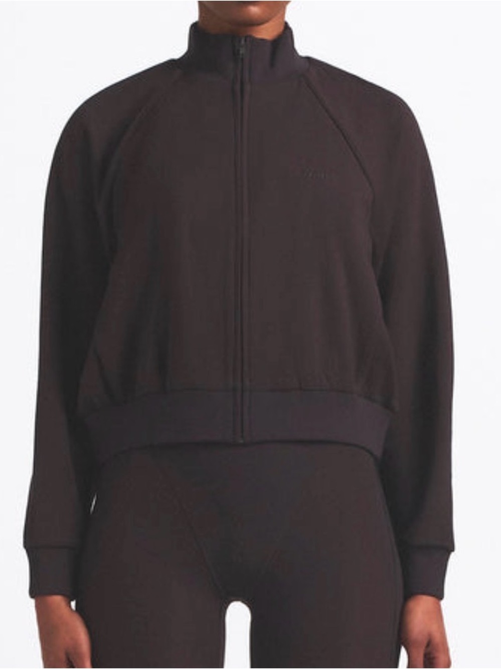 🌸 Nike x SKIMS Matte Tricot Track Jacket | Dark Roast | L | NWOT🏷️